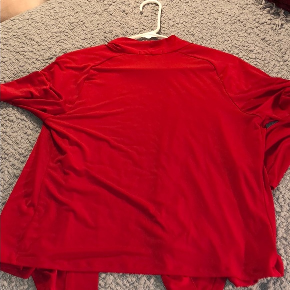 4/$20 Sandra and Andre red cardigan size 1X #69 - Picture 6 of 6